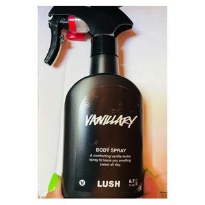 Lush Vanillary body spray used twice. Like new.
